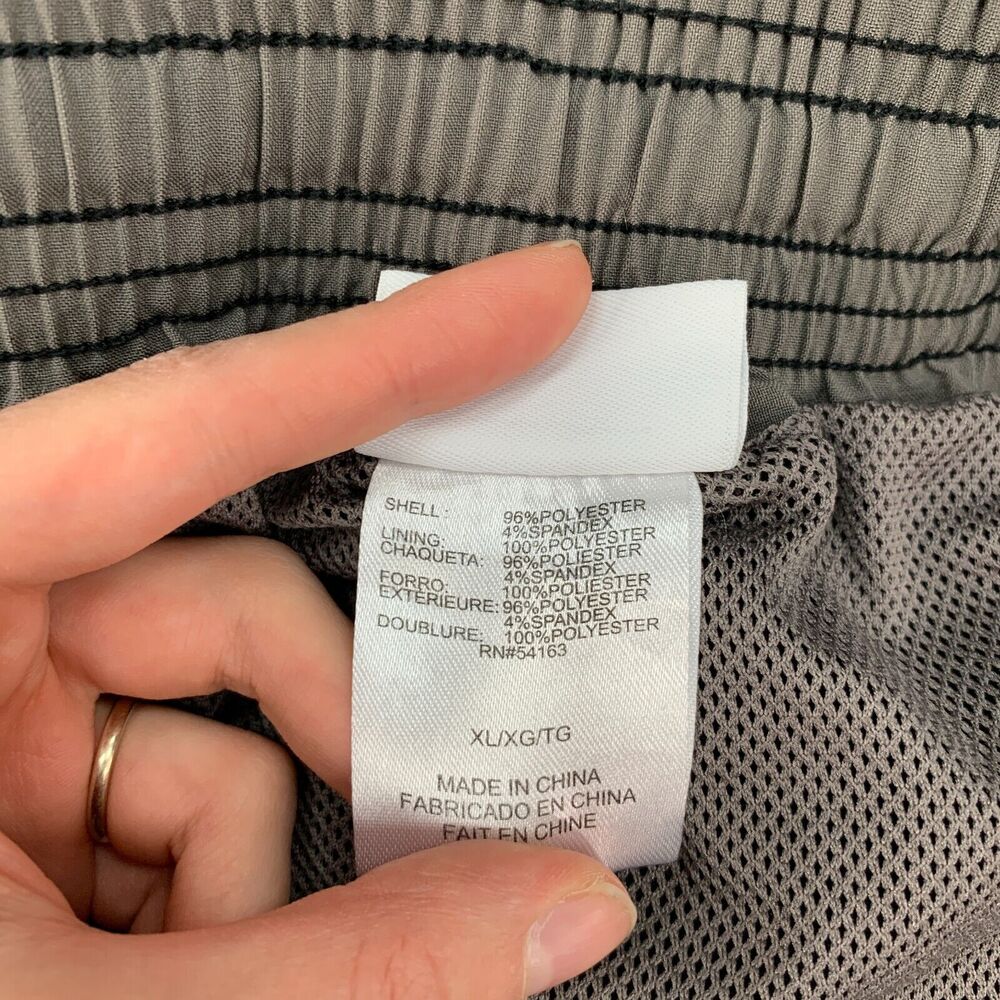 Calvin Klein Boardshorts Mens XL Extra Large Black Drawstring Lined Swim Trunks - Picture 9 of 13